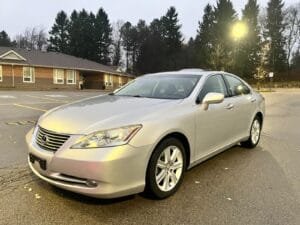 Used Lexus ES V6 for sale at ZAFFS Motors Beamsville, ON. Super clean inside out. Well-maintained with low average. 